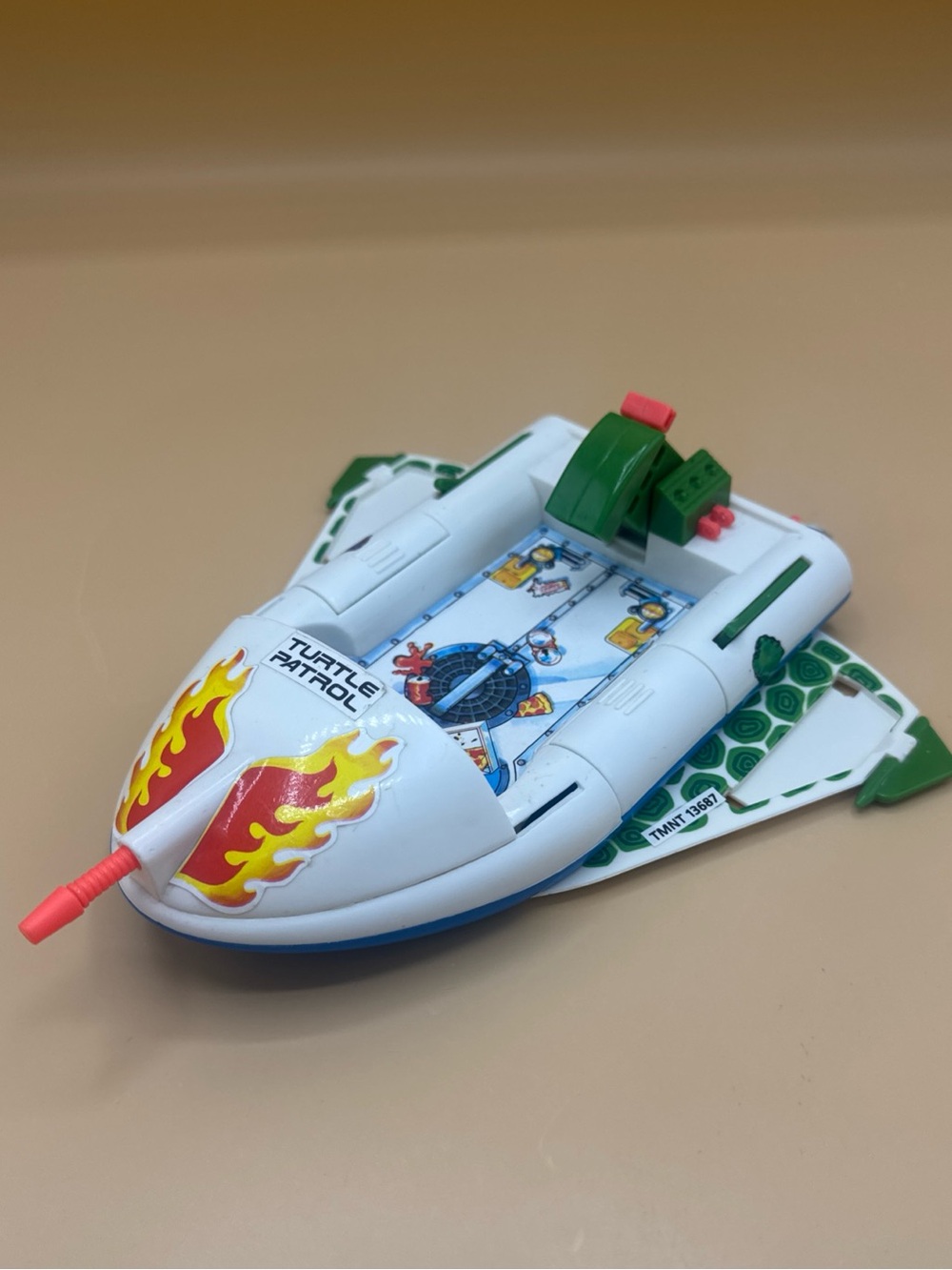 1992 Muta Raft Boat TMNT Teenage Mutant Ninja Turtles Vehicle Incomplete